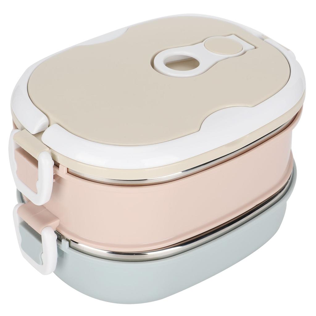 Lunch Box Portable Stainless Steel Food Container for Student Children Work