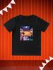 Pull à col rond à motif imprimé manches courtes pour enfants Squid Game