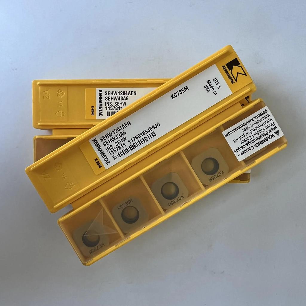 KENNAMETEL / SEHW1204AFN KC735M  / Original carbide blade 10 Pcs