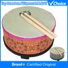 10 Inch Drum Sheepskin Ground Drum Alto Drum Portable Performance Drum with Drumstick for Children Gifts Orff Instrument