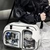 New Y2K Cute Ita Bag Fashion Large Capacity Shoulder Bag Lolita Girl Transparent Cosplay Handbag Diy Badge Display Crossbody Bag