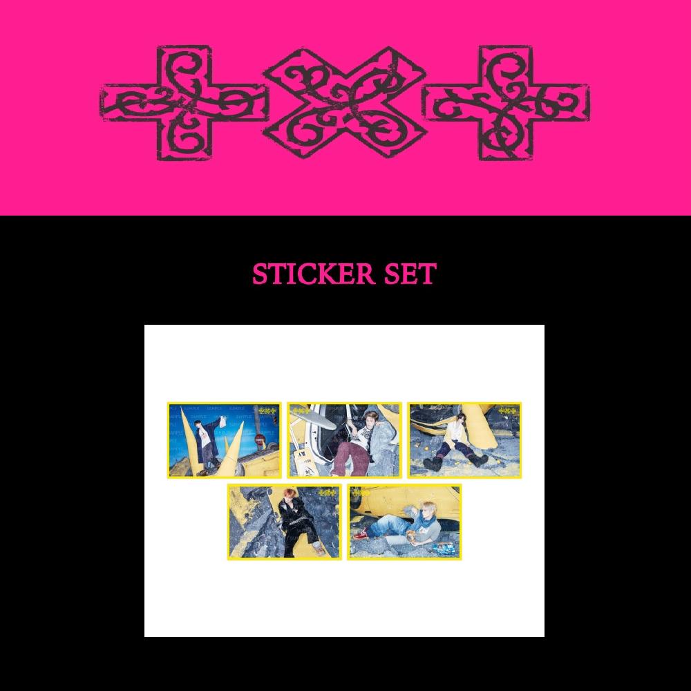 TXT 7-й год: Набор наклеек «Мгновение покоя в терниях»