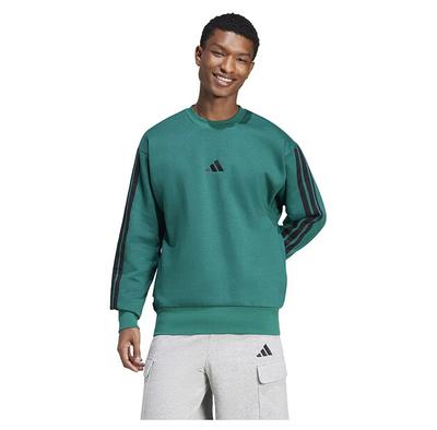 Essentials 3 Stripes Fleece Sweatshirt
