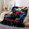 Custom Name Spider-Man Storm Flannel Blanket Throw Blanket Soft Warm Sofa Bed Decor Unique Gift