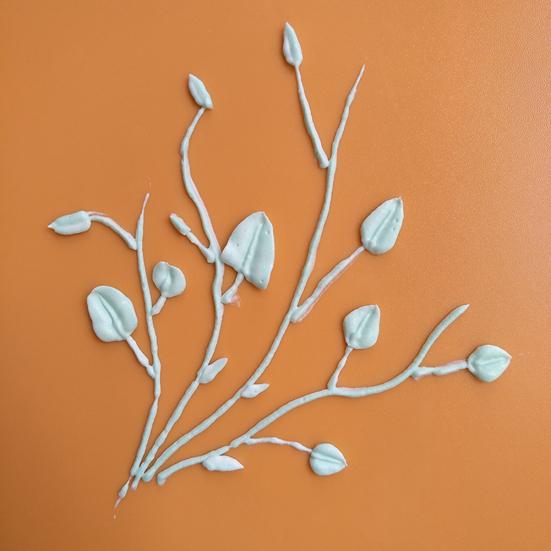 5ks Listové trysky Tvar krému Poleva Trubka Domácí dort DIY pečení Zdobení