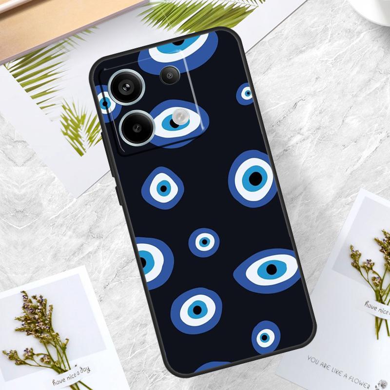 Evil Eyes Case For Xiaomi Redmi Note 14 13 12 11 10 9 15 Pro Plus Redmi 13C 14C 15C 10C 12C 15 Cover