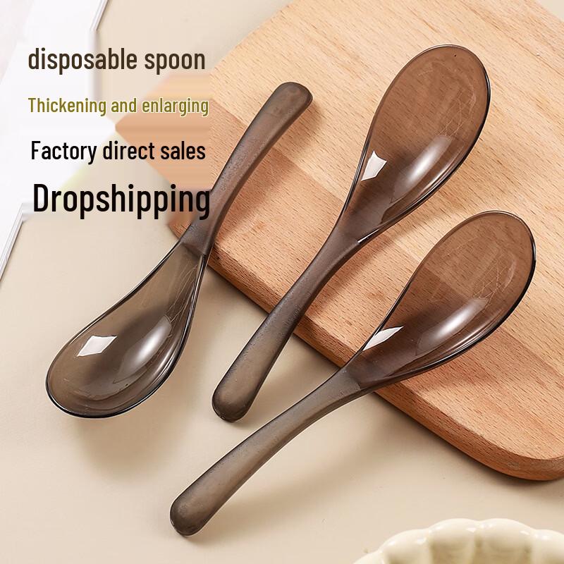 OLOEY Disposable Plastic Spoons