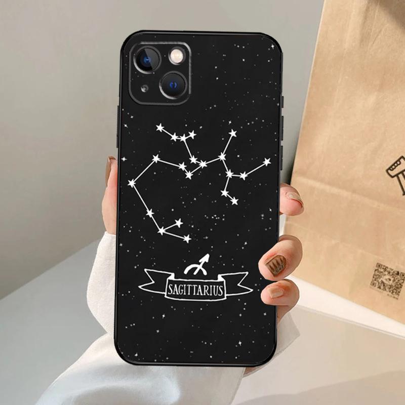 Zodiac Constellation Phone Case For iPhone 17 Air 16 15 14 13 12 11 Pro Max 12 13 mini 15 16 Plus 16e Cover Coque