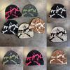 Jacquard Knit Striped Beanie Cap For Warm Winter Fashion Streetwear Hat Gift