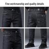 Jeep Men's Silk Blend Straight Fit Casual Jeans