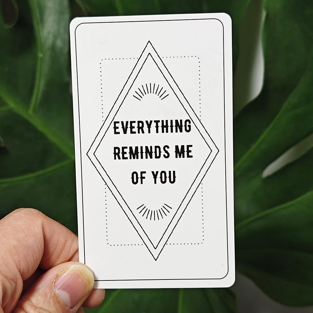 10.3*6cm Twin Flame Messages Oracle Cards Soulmate Deck for Psychic Love & Relationship Readings 54 Pcs Cards