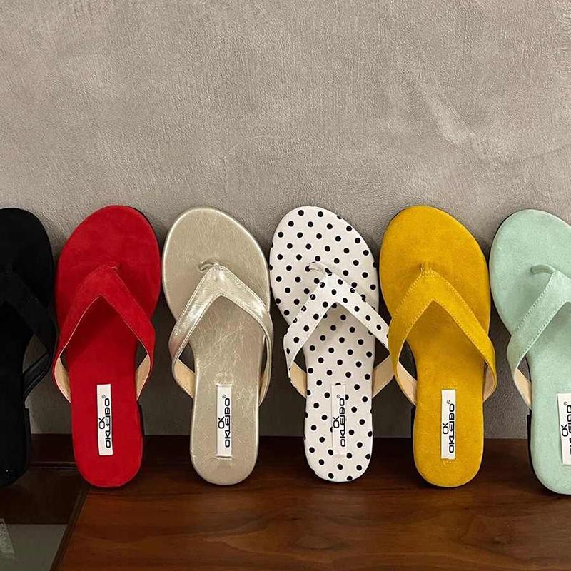 Summer Casaul Women Clip Toe Slippers Ladies Comfort Outdoor Beach Vacation Flats Slides Flip Flop