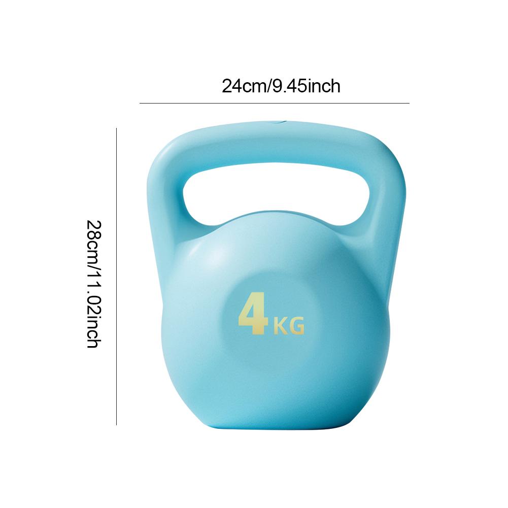 Kettlebell 2KG 4KG 6KG Kettlebell Dumbbell Water-filled Soft Kettlebell Anti Slip Grip for Home Gym Muscle Training Equipment