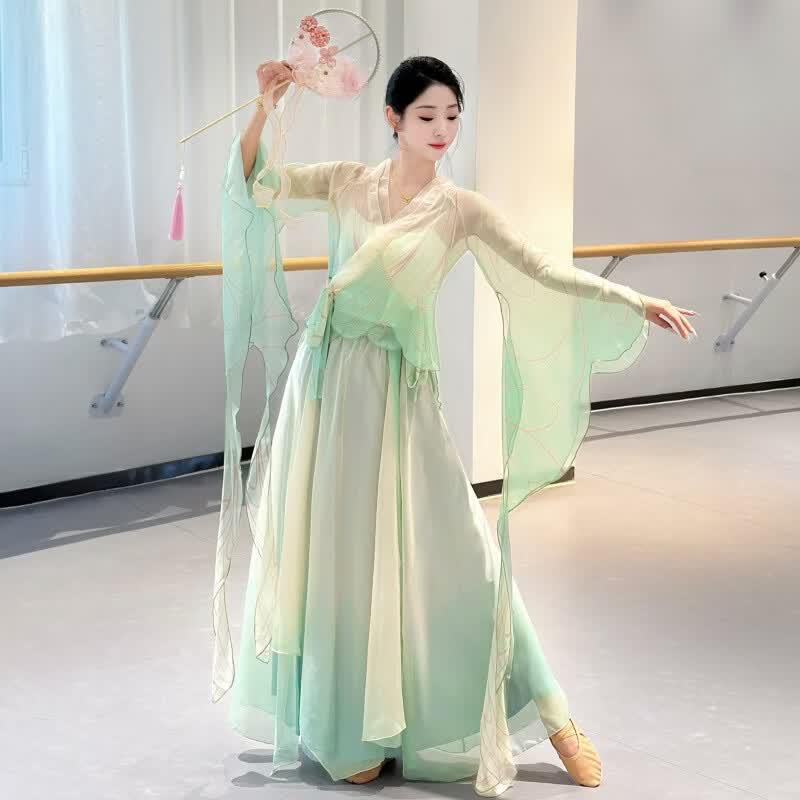 Fairy Gradient Chinese Dance Costume