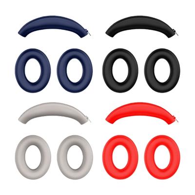 Replacement Ear Pads Earphone Cushion Headbeam Pad for IKF King Professional Headphone Noise Isolating Silicone Earpads