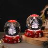 Christmas Crystals Balls Decor Bedside Desk Ornament Lights Bedroom Colorful Light Resin Night Light Christmas Decoration Gifts