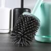 Silicone Toilet Brush Wall Mounted Breathable Holder Soft Bristle Odor Free Bathroom Toilet Cleaning Supply