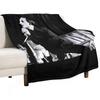 The Punk Rock Band - The Black Album Throw Blanket Thin Soft Plush Plaid Hair Manga Blankets