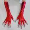 Practical Halloween Paws Gloves Stretchy Fabric Scary Costume Party Gloves for Roleplay Event Theatrical Performances