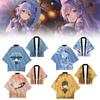 Wanderer Impact Genshin Ganyu Cosplay Costumes Kimono Cloak Party Halloween