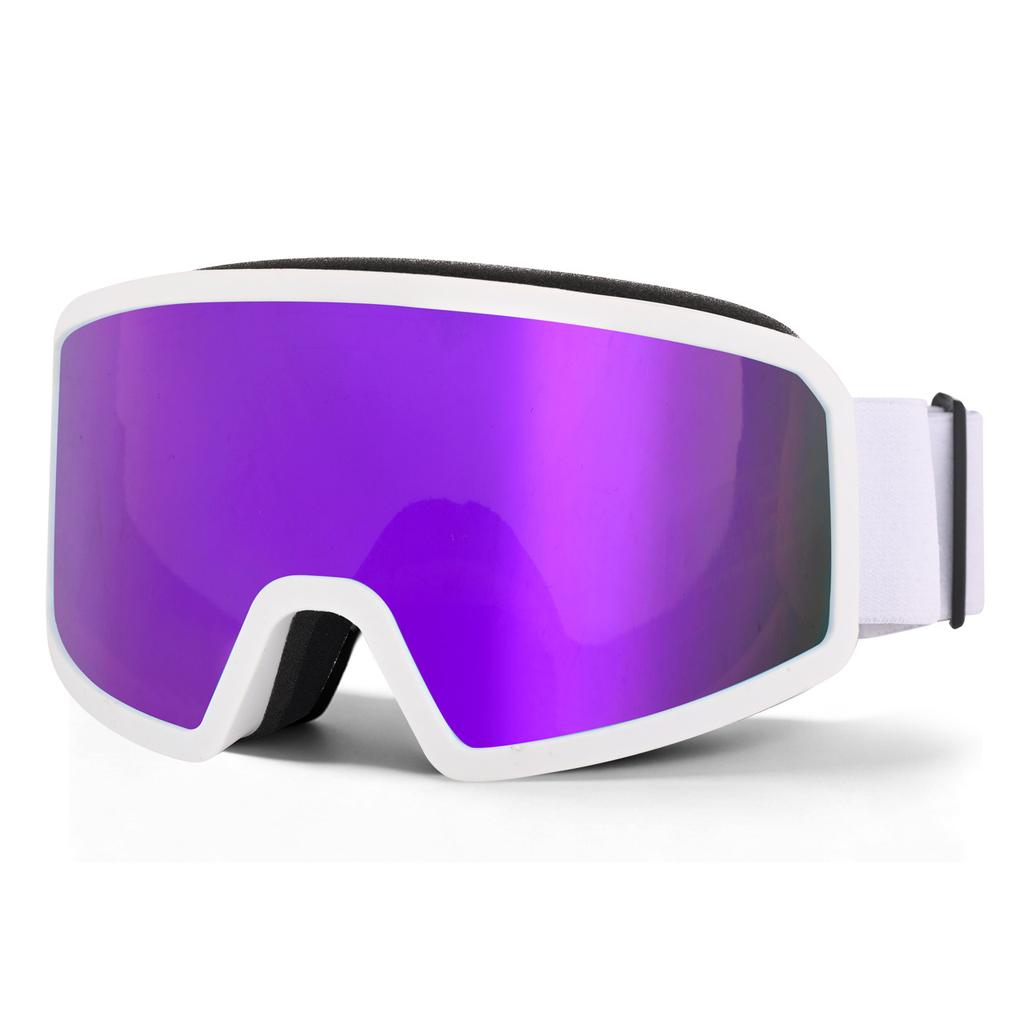 Double-layer anti-fog ski goggles, cylindrical lenses, high-definition, wide field of vision, mountaineering goggles, outdoor adult unisex ski