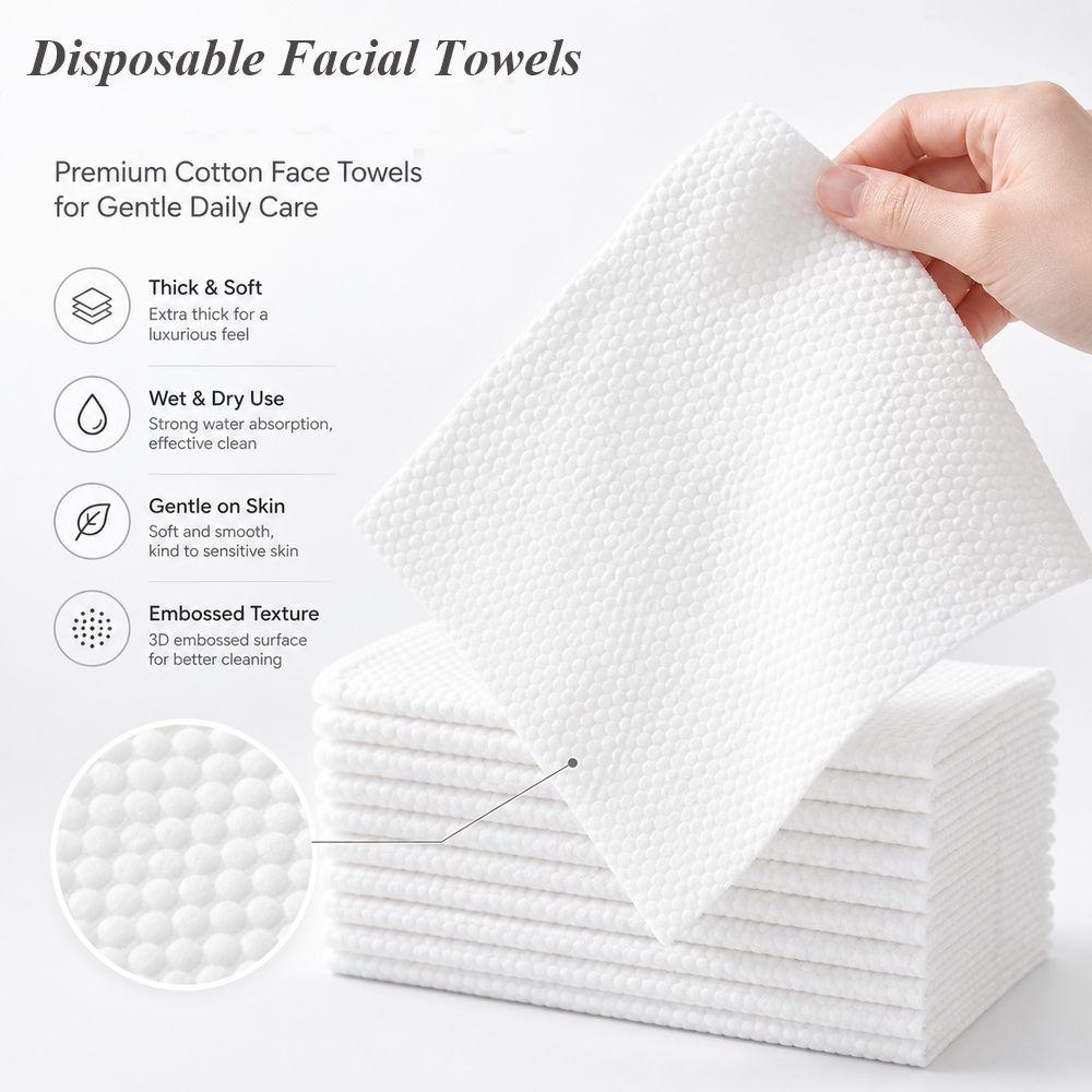 Thickened Disposable Facial Towels Wall Mounted Face Wipes Facial Cleansing Towels Beauty Salon