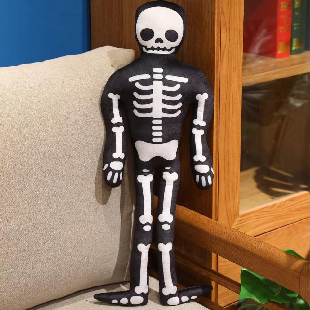 Halloween Joint Mobility Skeletons Plush Toy Skeletons Doll Joint Mobility Skeletons Plushie Halloween Monster Plush Toy