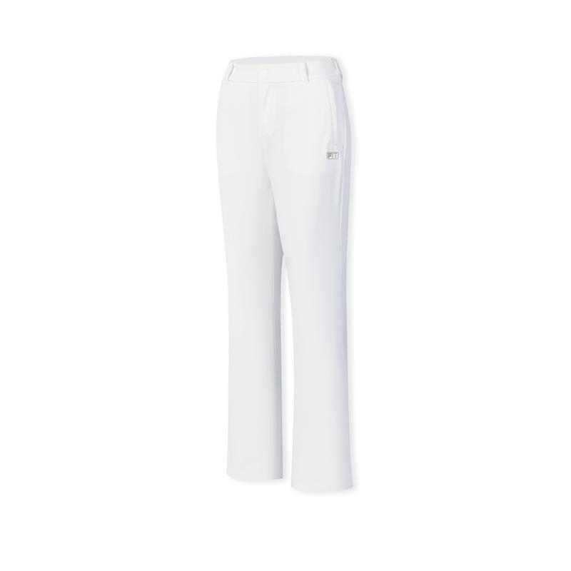 Fila Golf Series Fashionable Personalized Simple Sports Golf Versatile Comfortable Flared Woven Slim Fit Casual Pants Women Bottoms A11W615803FWT