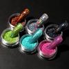 Nail Art Aperture Laser Powder, Nail Art Aurora Colorful Diamond Glitter, Rainbow Powder Metal Electroplated Nail Powder