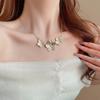 Metal Flower Clavicle Necklace Fashion Temperament Flower Neck Necklace