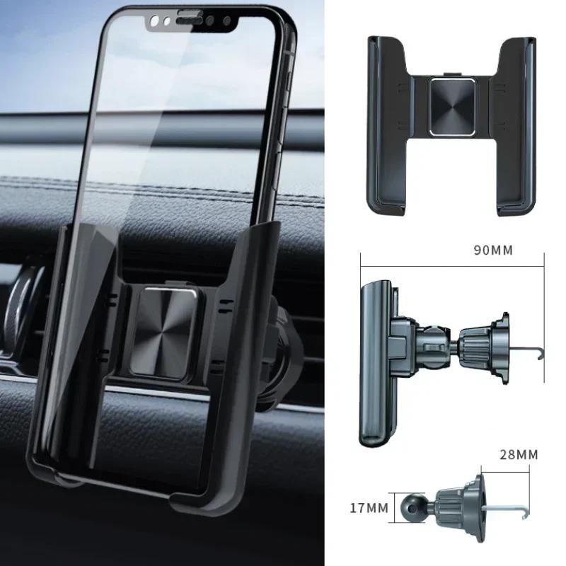 Universal Car Phone Holder Gravity Air Vent Mount Stand Mobile Cell Phone Car Bracket Support In Car for iPhone Samsung Xiaomi