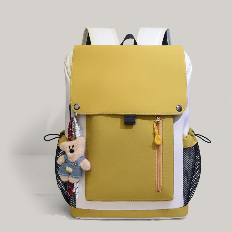 Schoolbag Unisex Japanese ins High Value Backpack 1011 New Large Capacity High School Student Backpack