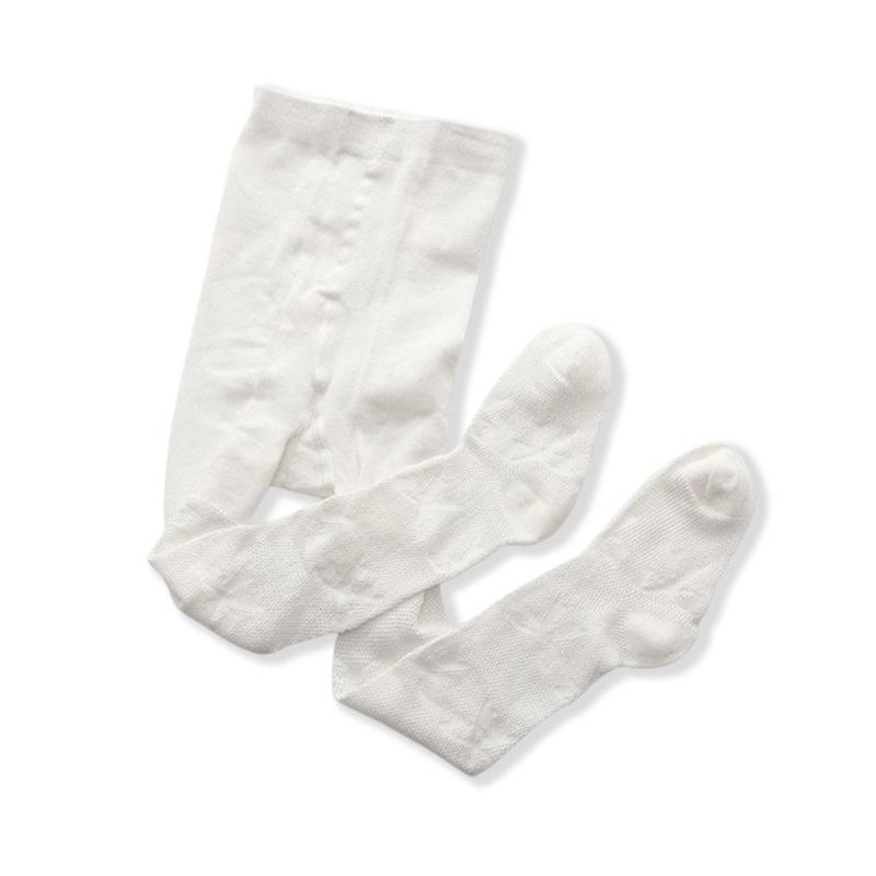 

Summer Girls Mosquito-Proof Mesh Tights with Bow – Lightweight & Breathable M білий