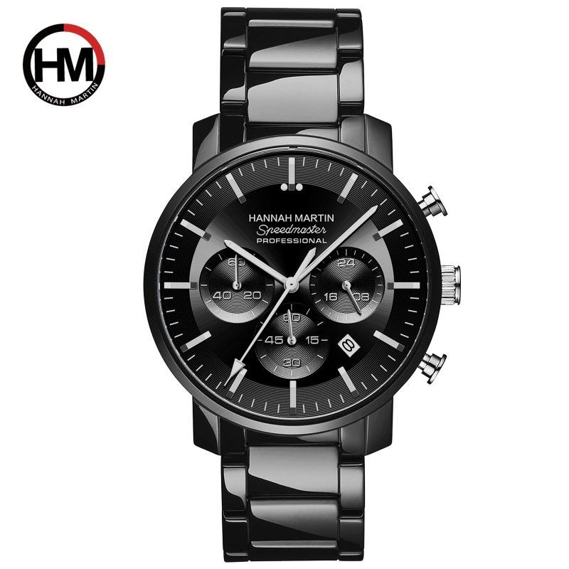 2025 Six-Hand Multi-Function Business Men's Waterproof Calendar Watch Elegant Men's Wristwatch