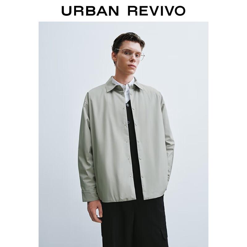 

UR2025 Мужская свободная хлопковая куртка в стиле рубашки L