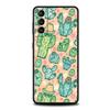 Plant Cactus Case for Samsung Galaxy S24 S23 S22 S20 S21 FE Ultra S24 S23 S10 S10E S9 S8 Plus 5G Silicone Phone Cover Capas Bags