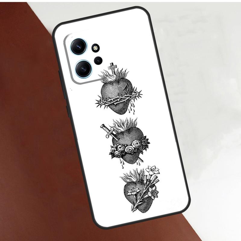 

Hearts of the Holy Family Case For Xiaomi Redmi Note 14 13 9 10 11 12 15 Pro Plus Cover For Redmi 15 C 13C 12C 10C 14C Redmi 15C 4G