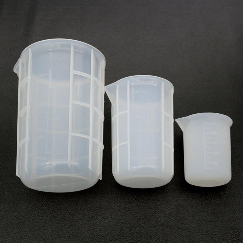 100/350 / Resin Silicone Cup Measuring Cups