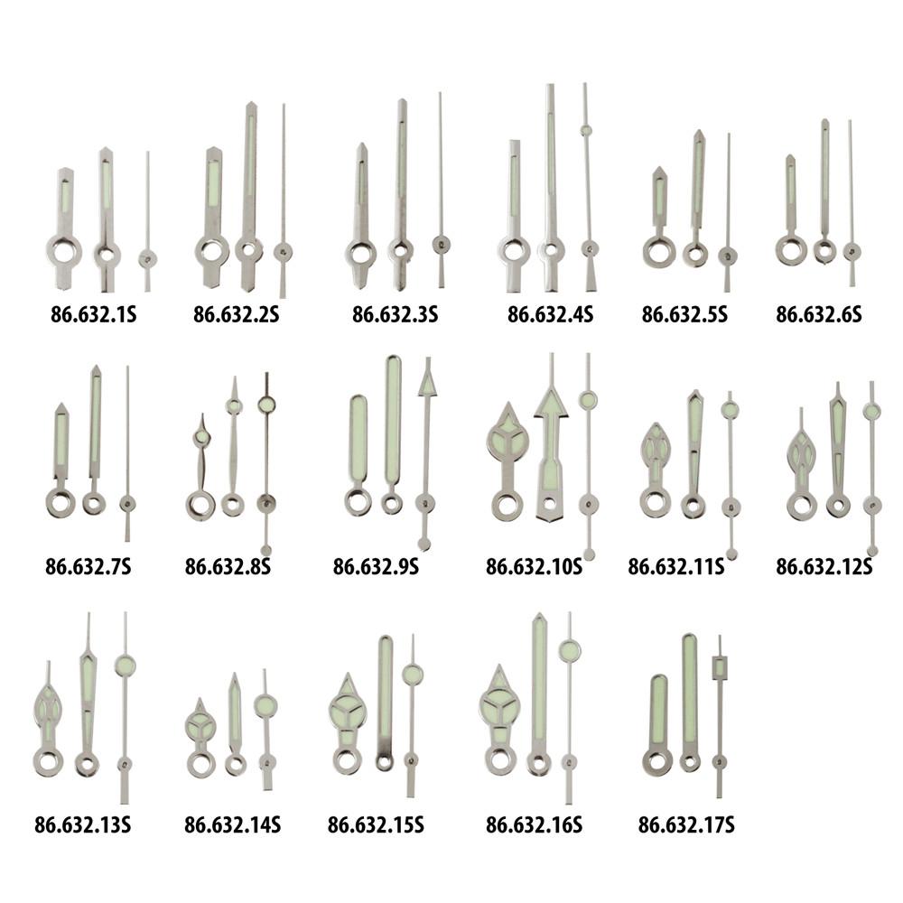 

1 Box Green Luminous Watch Hour/Second/Minute Hands Neddles Repairing Tool Watch Accessories United States