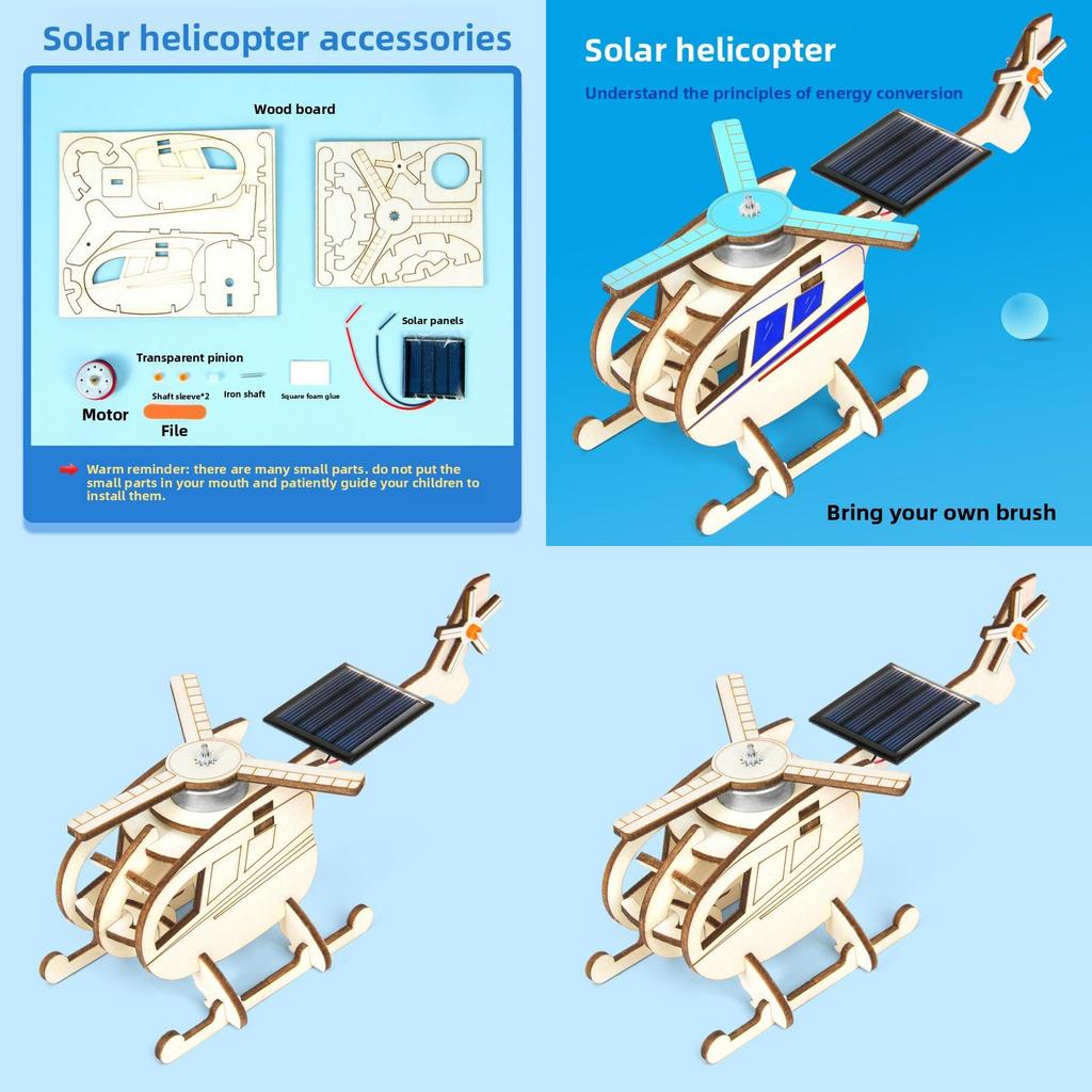 Science Experiment Diy Solar Powered Airplane Stem Educational Kit For Children