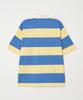 DTHIRTYONE Striped Short-Sleeve Rugby Shirt (Sky Blue)