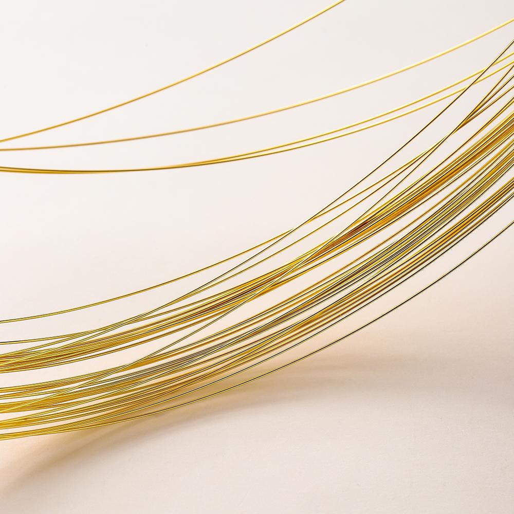 2 Meters/roll 0.4 0.5 0.6 0.7 0.8mm 14K Gold Winding Copper Thread Bracelet Crafts Cord Fitting DIY Jewelry earing Supplies