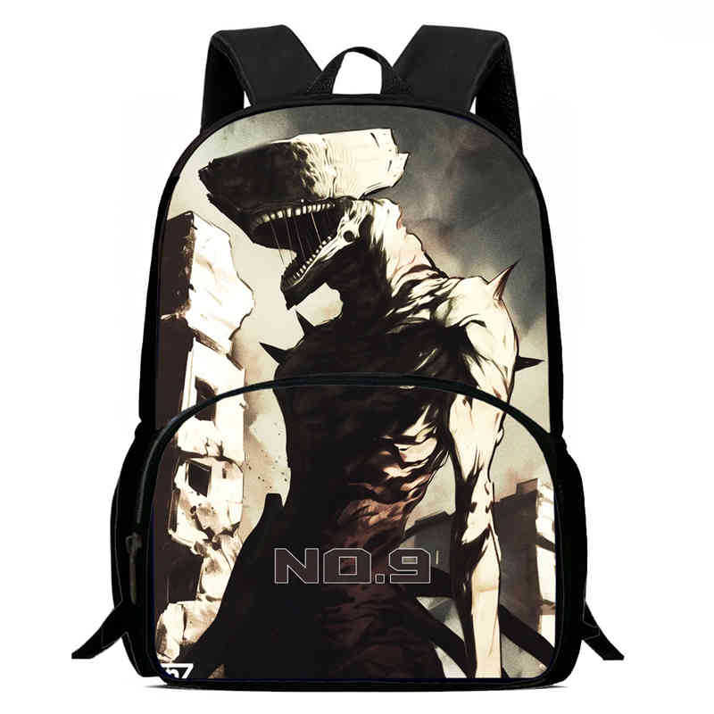 Monster No. 8 Schoolbag Multi-Functional Cross-Border Backpack