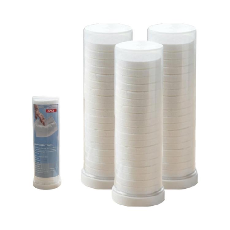 Fast Drying Disposable Compressed Towel Hand Wipe Cotton Coin Tissue High Absorbency Portable Design for Outdoor Travel