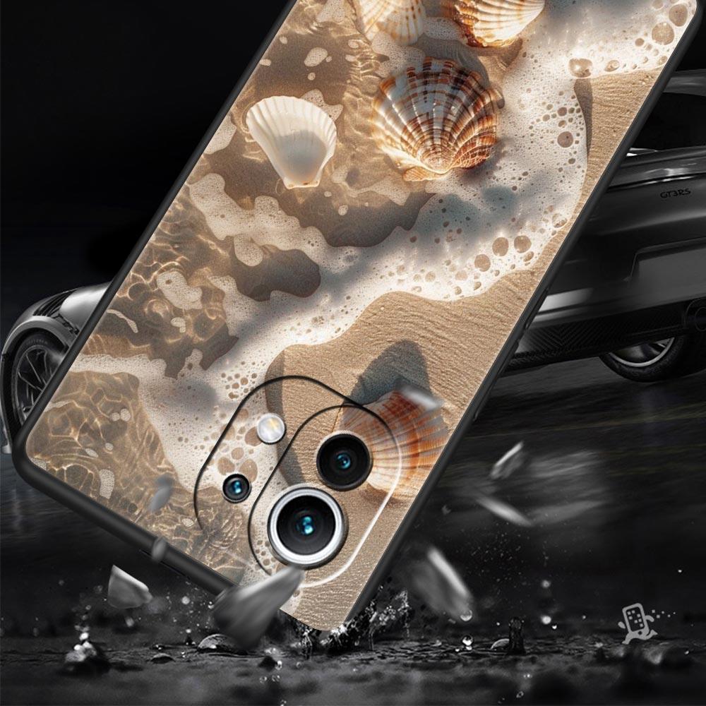 Phone Case For Xiaomi Mi 15 14 13 12 11 Lite 14T 13T 12T 11T Pro Poco X7 X6 X5 X3 Pro F6 F5 F4 Cover Seaside Scenery Wave Beach