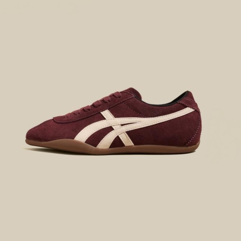 2025 Autumn New Leopard Print German Training Shoes Women's Flat-bottomed Retro Casual Board Shoes Show Feet Small Sports Forrest Gump Dad Shoes