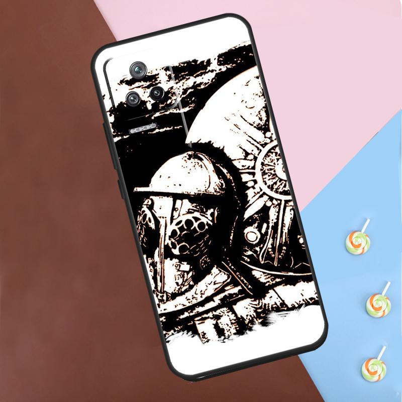 Spartanische Hülle für Xiaomi 13 14 13T Pro 11T 12T 12 Lite POCO X6 Pro X3 X4 X5 M6 Pro M5s F3 F5 Abdeckung