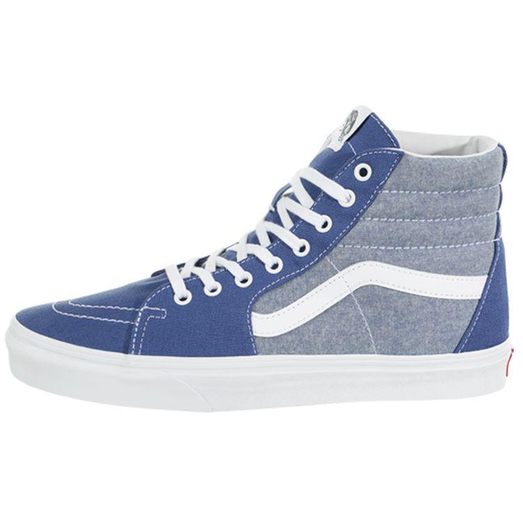 

Кроссовки унисекс Vans Era Chambray True Navy Blue True-White VN0A38GEVIO