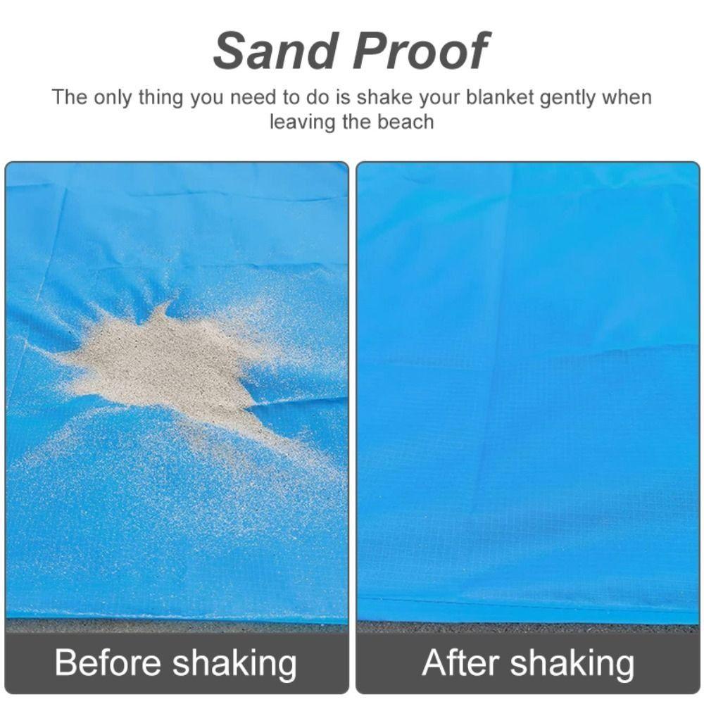 Ground Sheet Waterproof Beach Mat Anti-Sand Blanket Folding Camping Mat Outdoor Picnic Pad