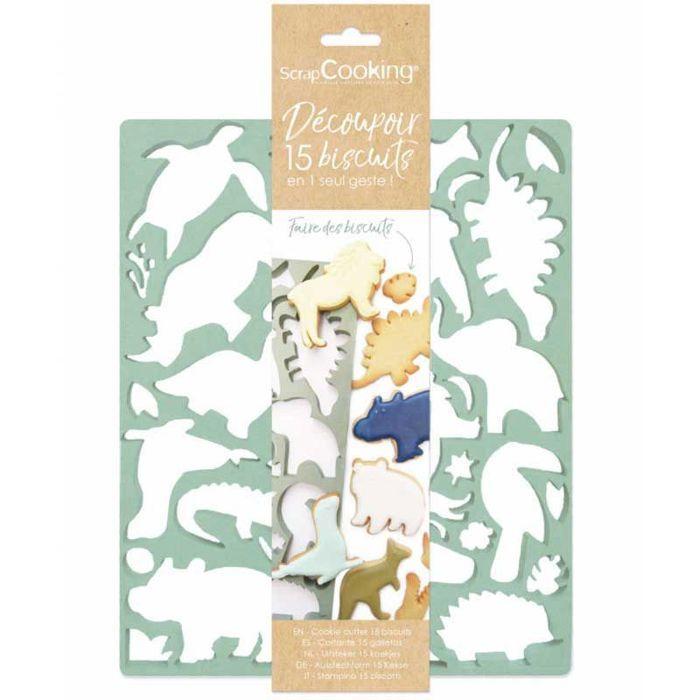 Jungle Animals Cookie Cutter Sheet